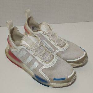 Adidas NMD J3 Red, White,‎ And Blue, Men's Size 8 1/2, Sneaker, Athletic